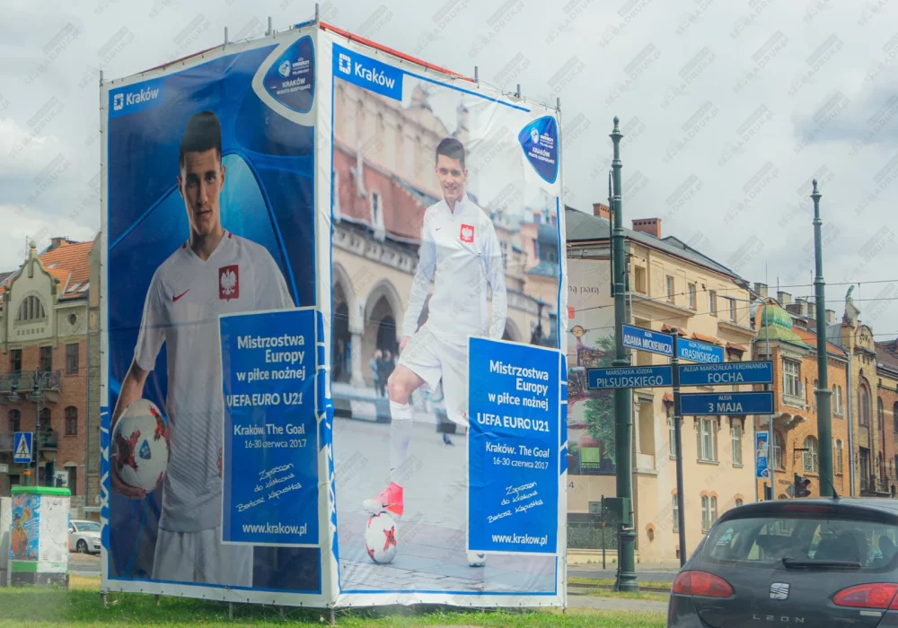 baner-promocyjny-na-konstrukcji-stalowej-EURO-krakow